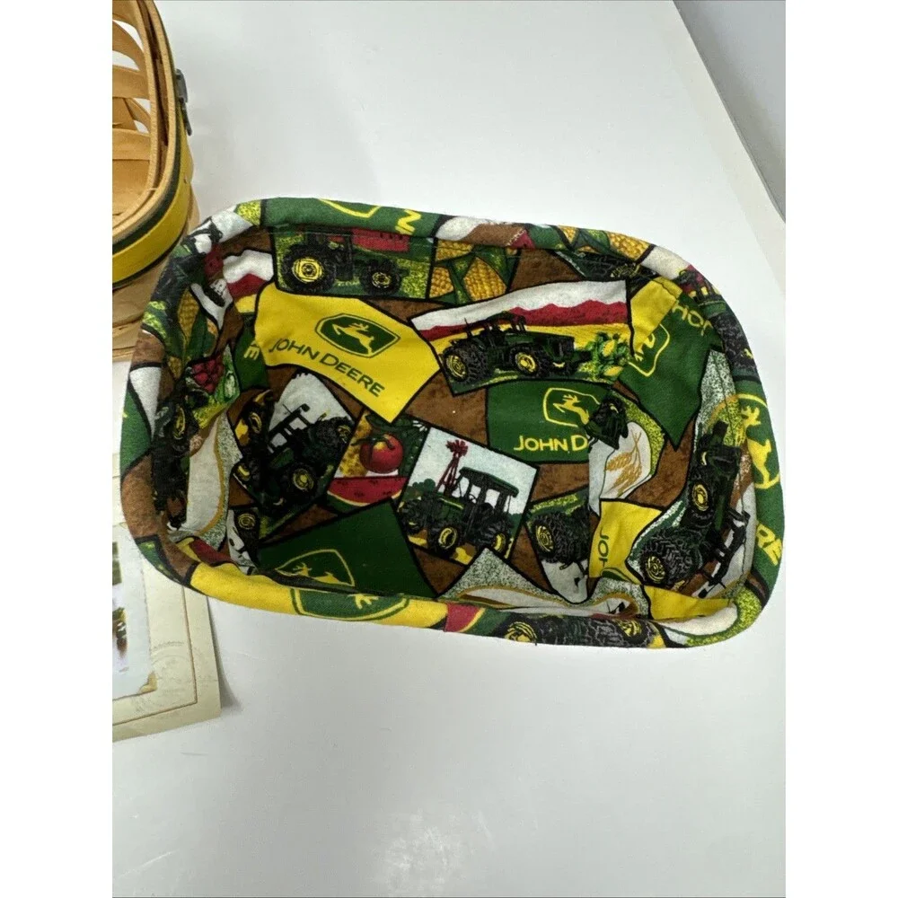 John Deere Tractor Longaberger Basket Liner Serving Solutions Protector Tea 2006